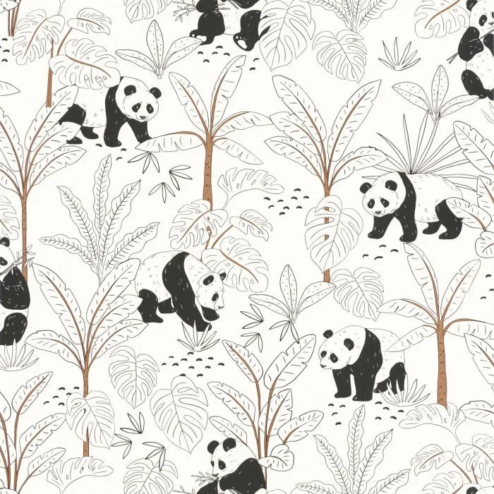 Papel pintado Panda