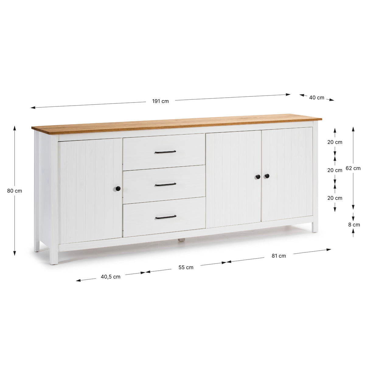 Aparador Margarita 190cm