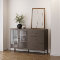 Aparador 2p 3cj FerraGlass