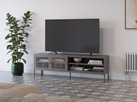 Mueble tv 2p FerraGlass