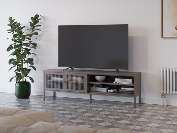 Mueble tv 2p FerraGlass