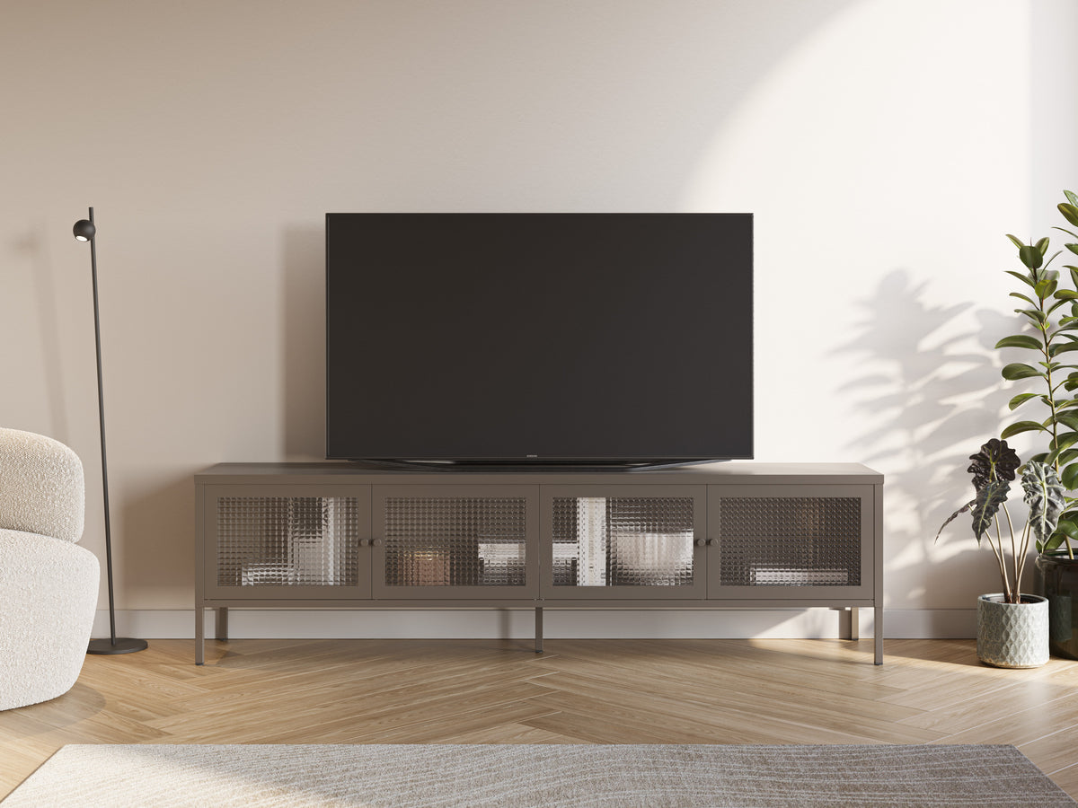 Mueble tv 4p FerraGlass