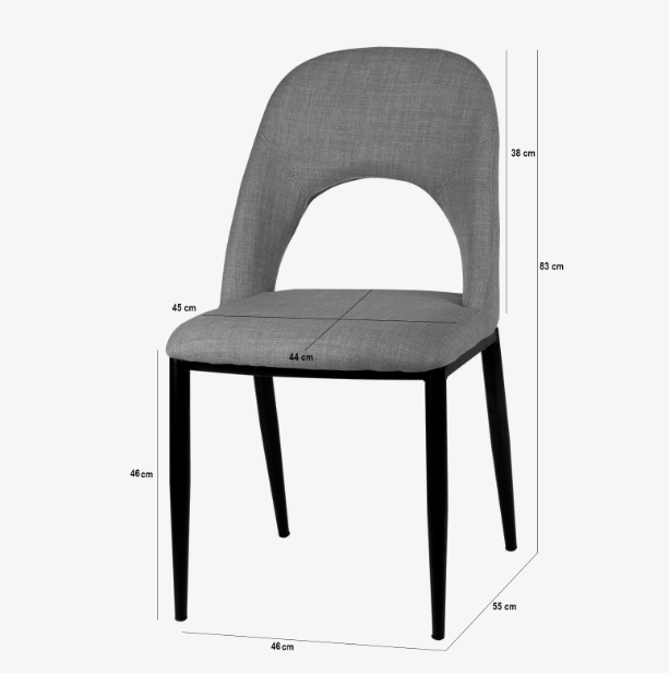 Silla Mirage Gris Cl