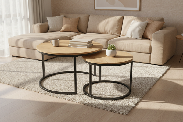 Set Mesas Centro Lavanda