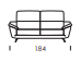 Chaislongue Chip 285cm.