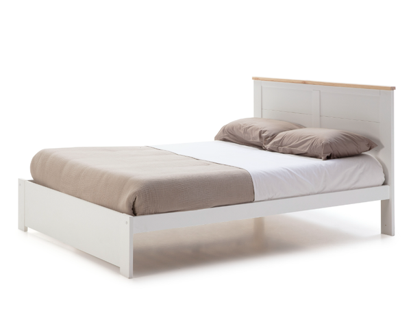 Cama Lira 160x200 blanco-cera.