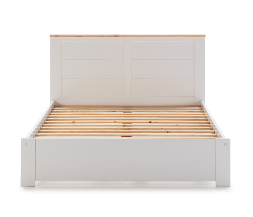 Cama Lira 160x200 blanco-cera.