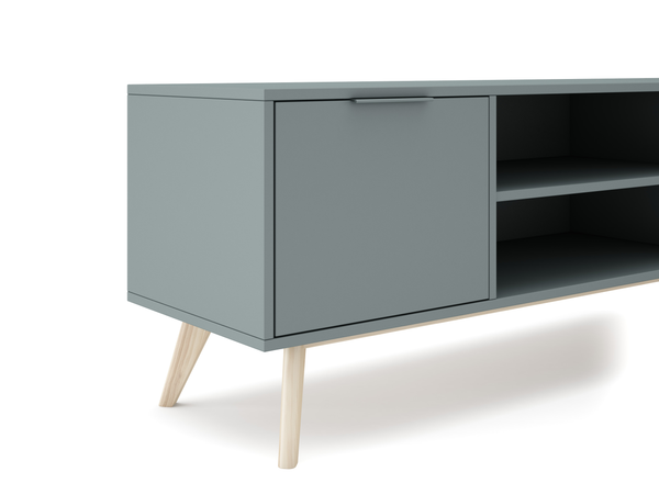 Mueble tv Lira verde 2p