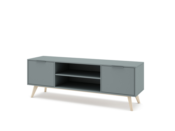 Mueble tv Lira verde 2p