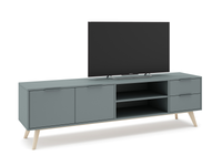 Mueble tv Lira verde 180cm.