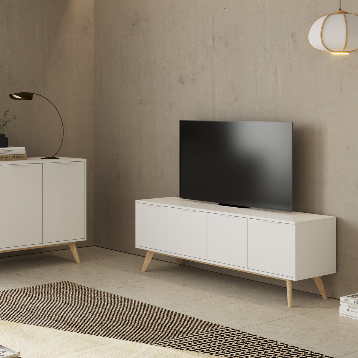 Mueble tv Lira blanco