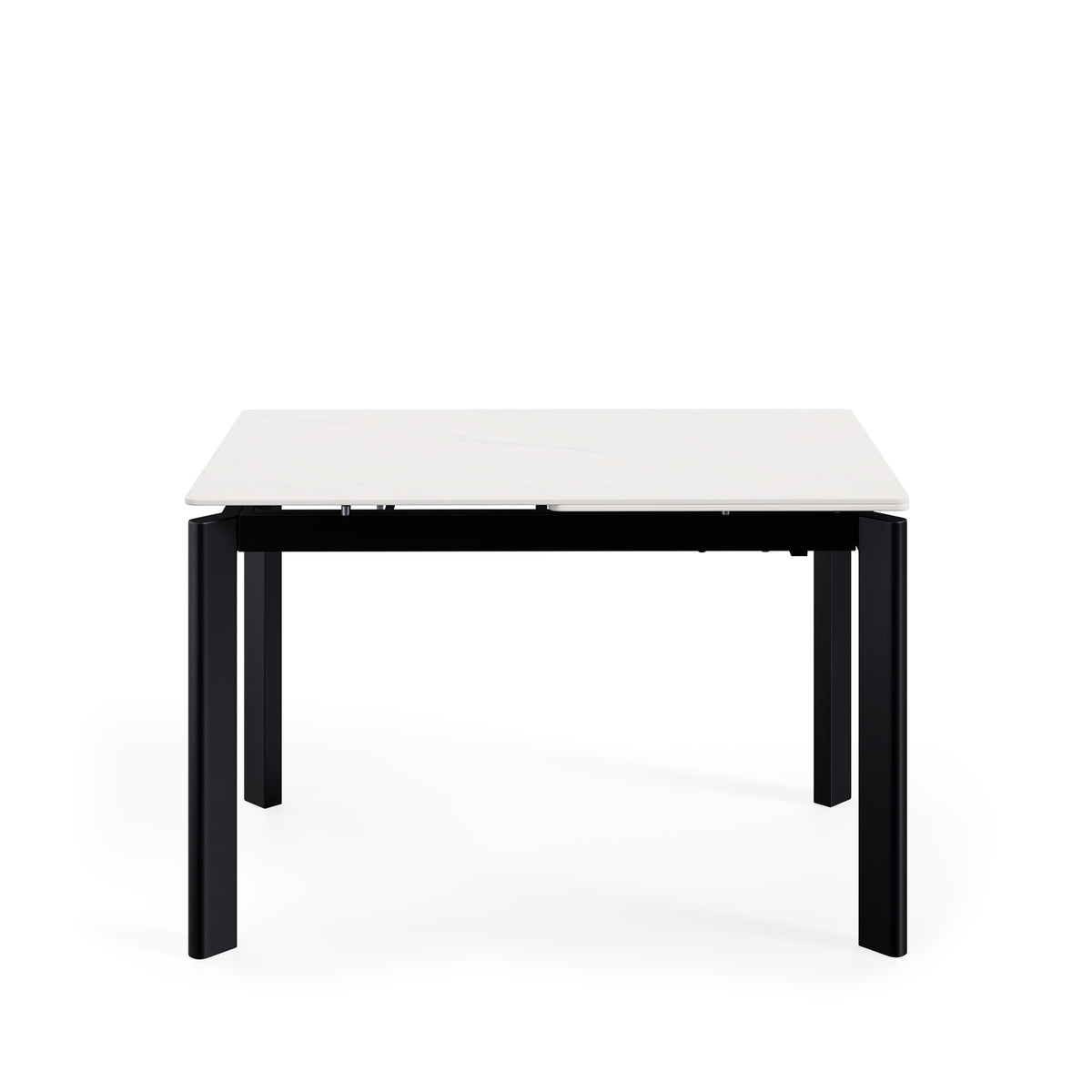 Mesa Alba blanco/negro, vista frontal