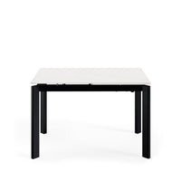 Mesa Alba blanco/negro, vista frontal