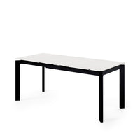 Mesa Alba blanco/negro, vista lateral