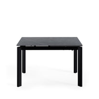 Mesa Alba gris/negro, vista frontal
