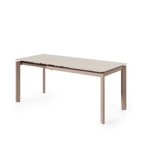 Mesa Alba travertino/beige, vista lateral