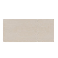 Mesa Alba travertino/beige, detalle de la tapa