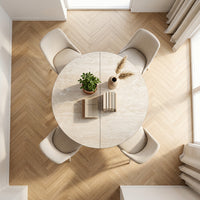 Mesa Aurora travertino/beige, imagen 1