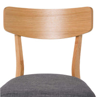 Silla Abril roble gris oscuro, imagen 6