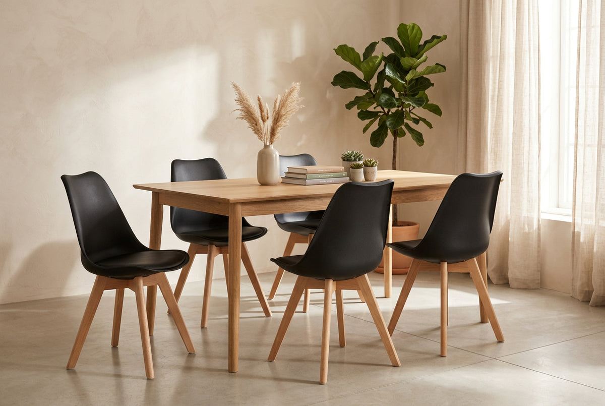 Silla Lidia negro, imagen 1