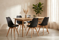 Silla Lidia negro, imagen 1