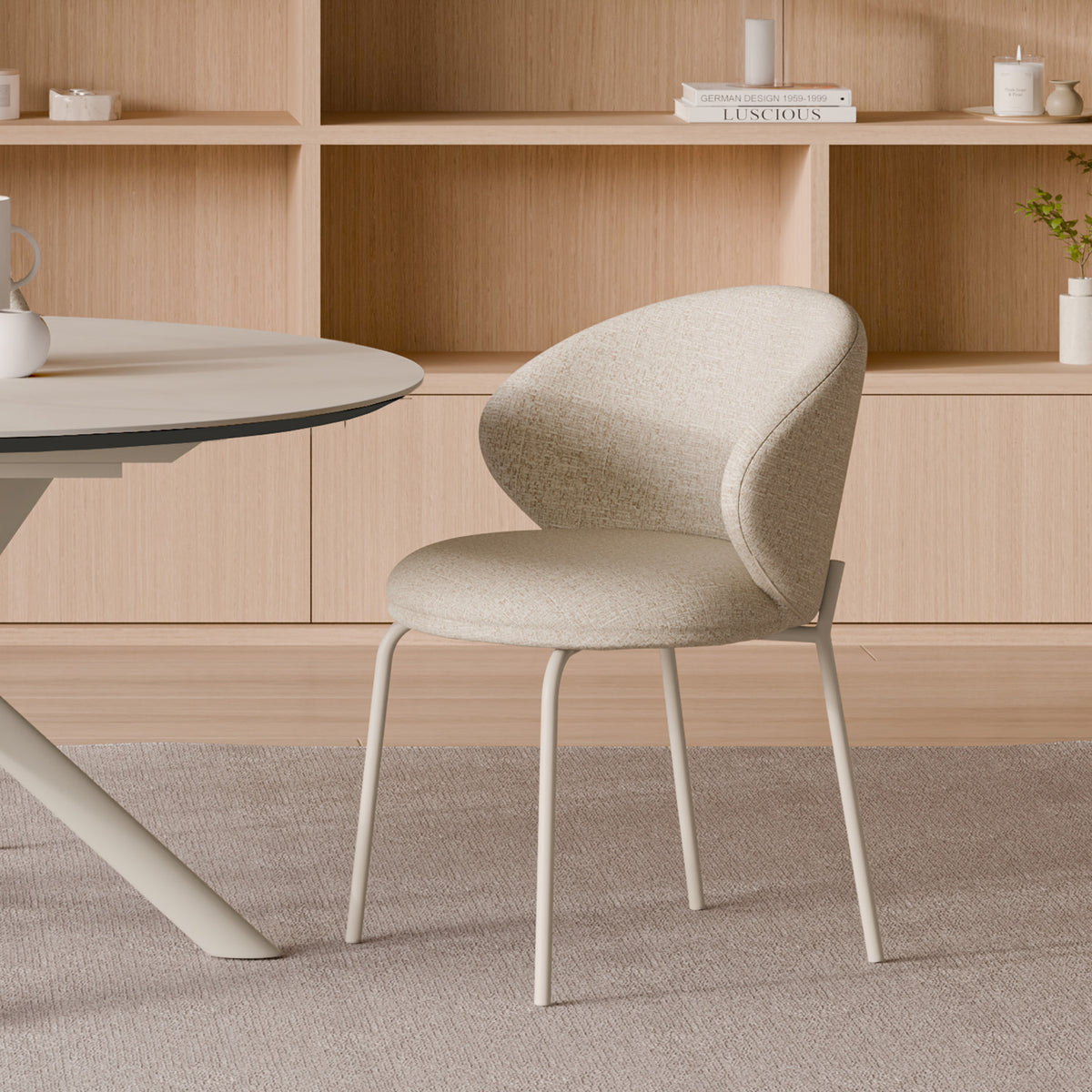Silla Valeria beige beige, imagen 2