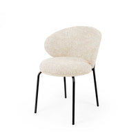 Silla Valeria beige negra, imagen 3