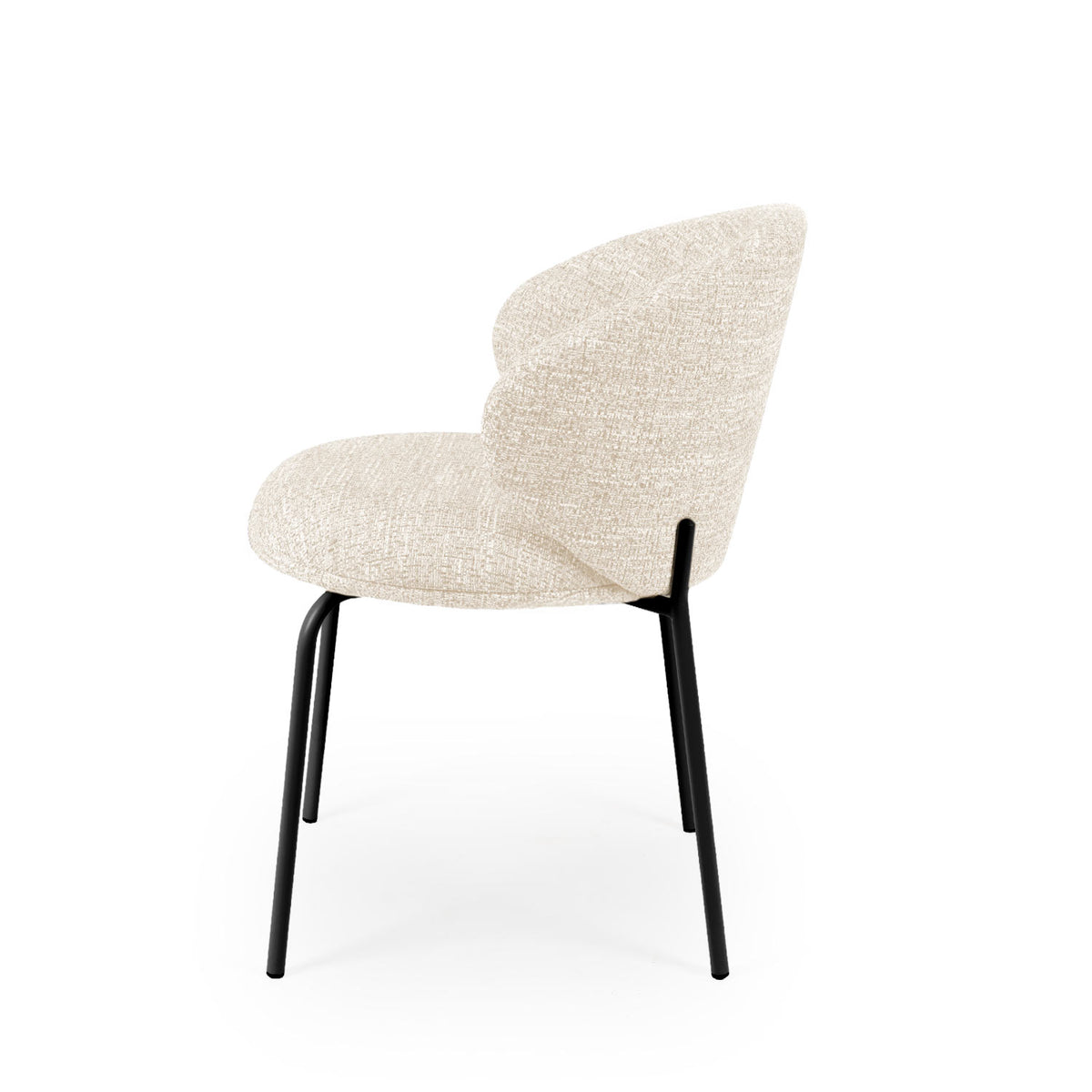 Silla Valeria beige negra, imagen 5