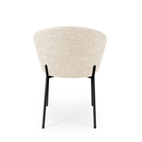 Silla Valeria beige negra, imagen 7