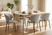 Silla Valeria gris negra, imagen 2