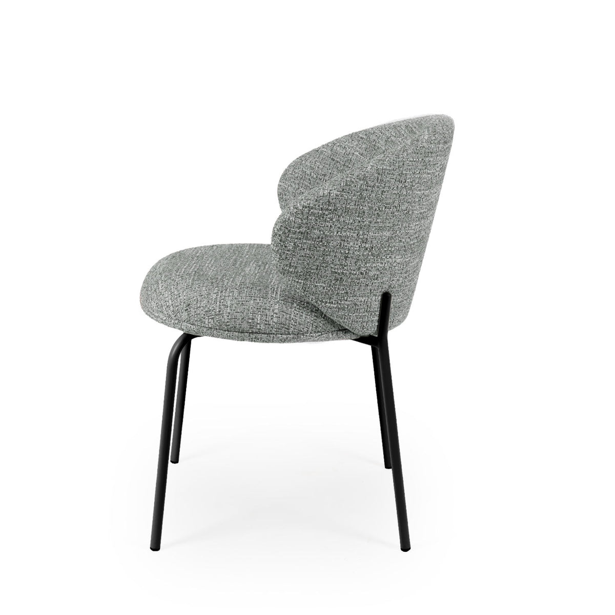 Silla Valeria gris negra, imagen 3