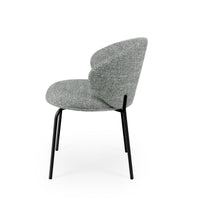Silla Valeria gris negra, imagen 3