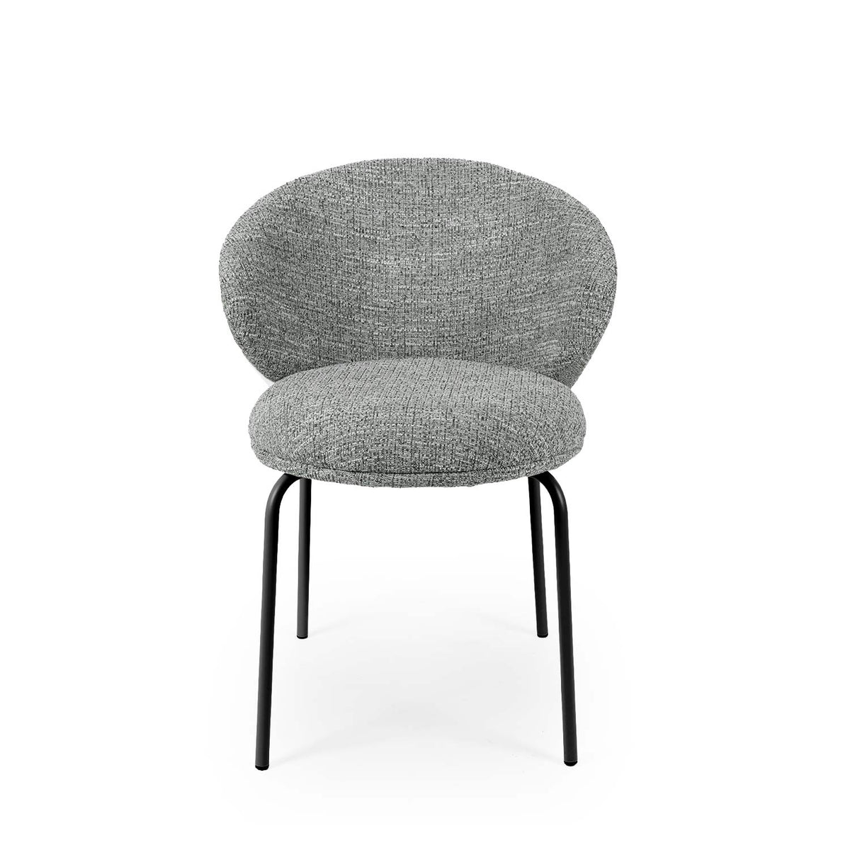 Silla Valeria gris negra, imagen 4