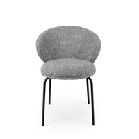Silla Valeria gris negra, imagen 4