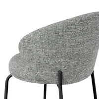 Silla Valeria gris negra, imagen 6