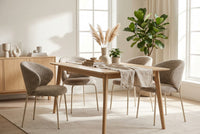 Silla Valeria taupe beige, imagen 2