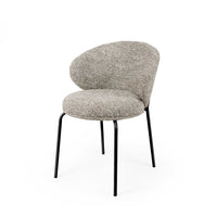 Silla Valeria taupe negra, imagen 1