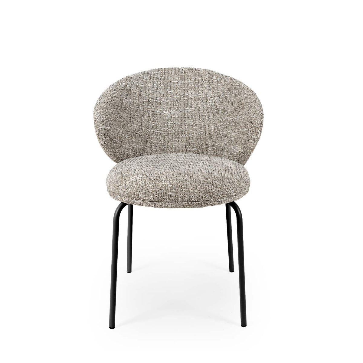 Silla Valeria taupe negra, imagen 4