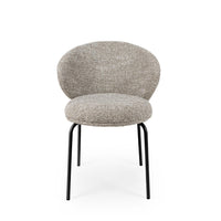 Silla Valeria taupe negra, imagen 4