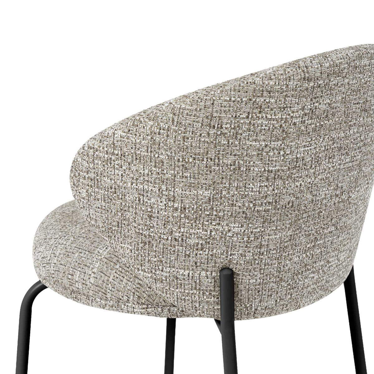 Silla Valeria taupe negra, imagen 6