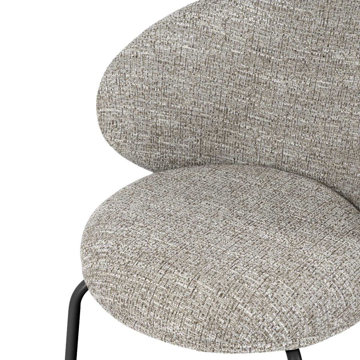 Silla Valeria taupe negra, imagen 7