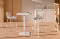 Taburete Bruno blanco, imagen 1