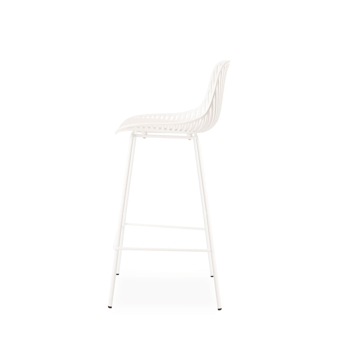 Taburete Bruno blanco, imagen 4