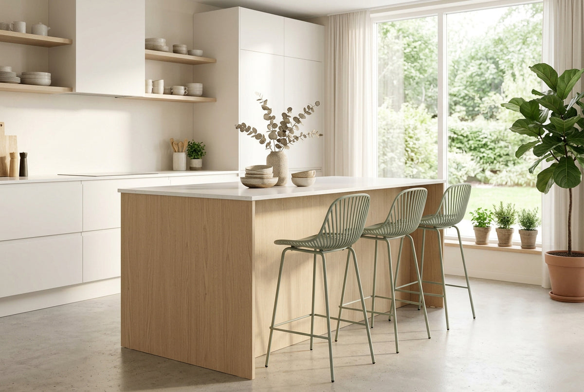 Taburete Bruno menta, imagen 1