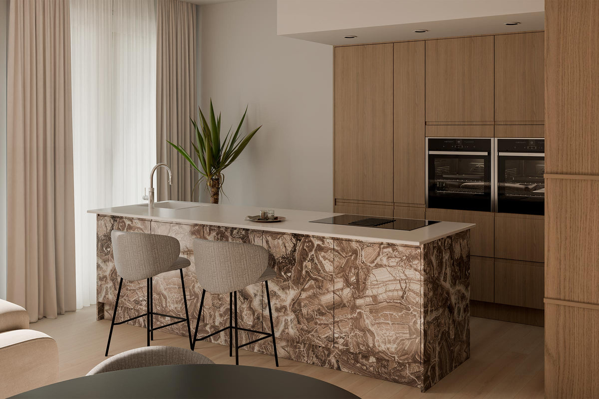 Taburete Rosa taupe, imagen 1